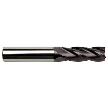 Gs Tooling 4.5mm 4-Flute Soild Carbide End Mill TiAlN Coated 102615